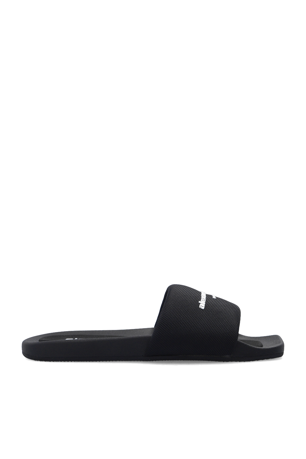 【Alexander Wang】ロゴ プリント ウエッジ サンダル *送/関込* AW Wedge Flip-Flop in BLACK | alexanderwang®